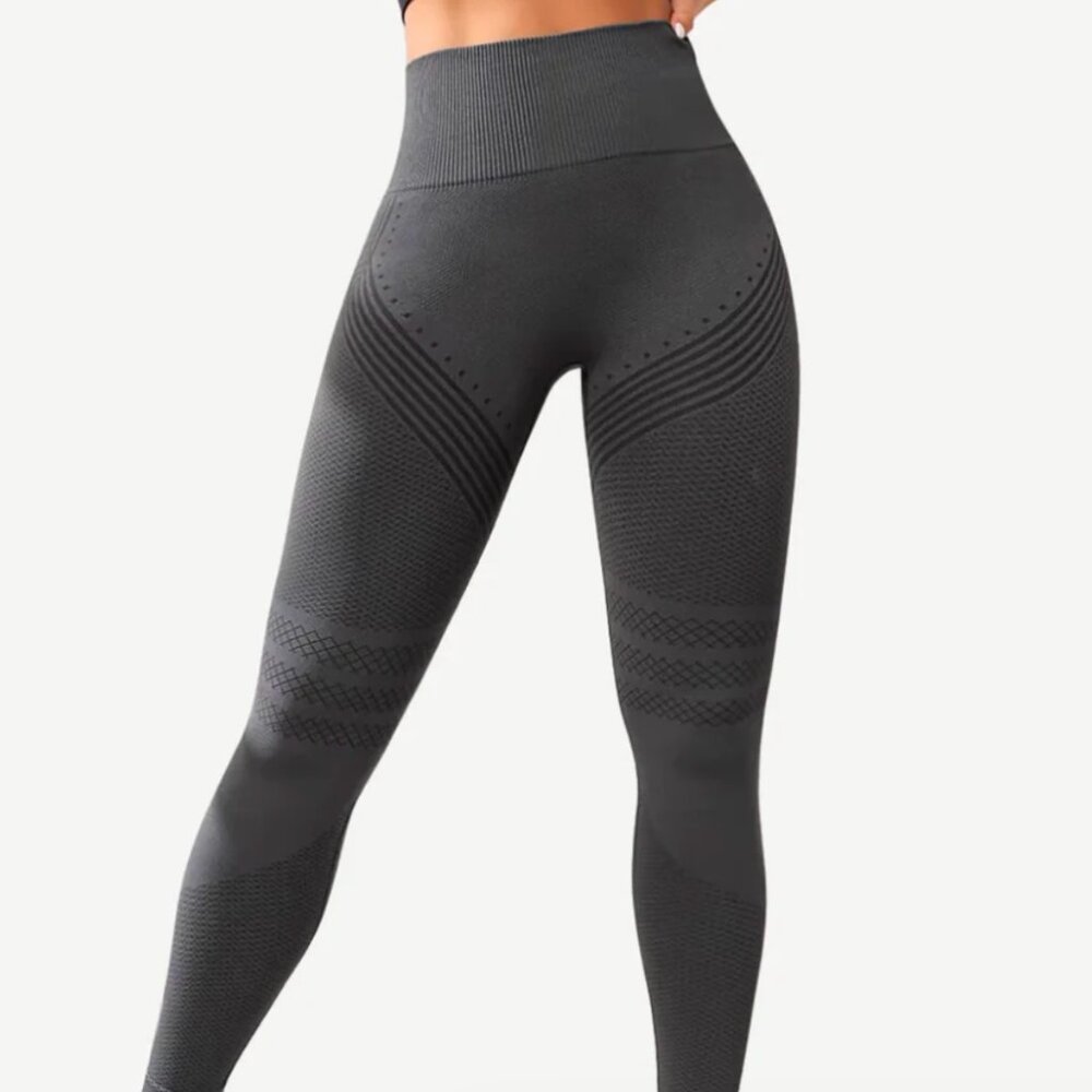 Doletics Define Body Leggings - Gray, Medium - NEW with tags